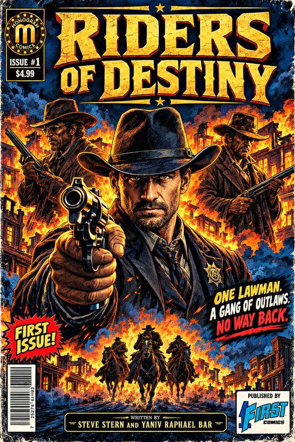 Riders of Destiny #1 cover