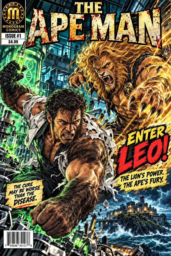 The Ape Man #1 cover