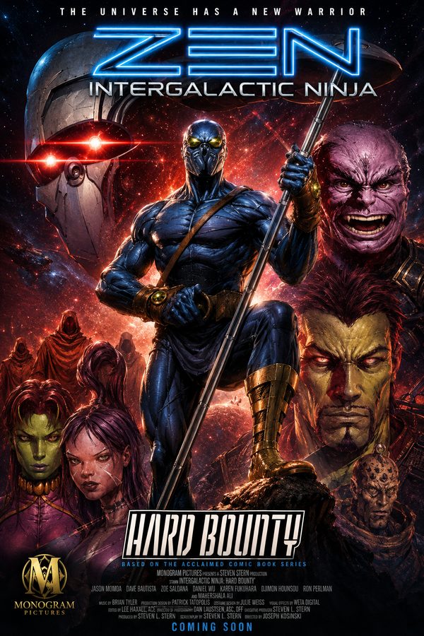 ZEN: Intergalactic Ninja, Hard Bounty film poster