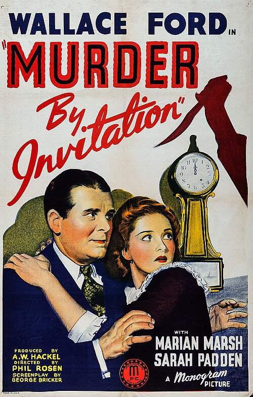 Poster for Murder by Invitation (1941)