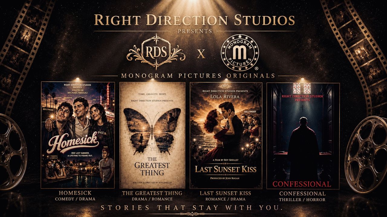 Right Direction Studios x Monogram Pictures Originals